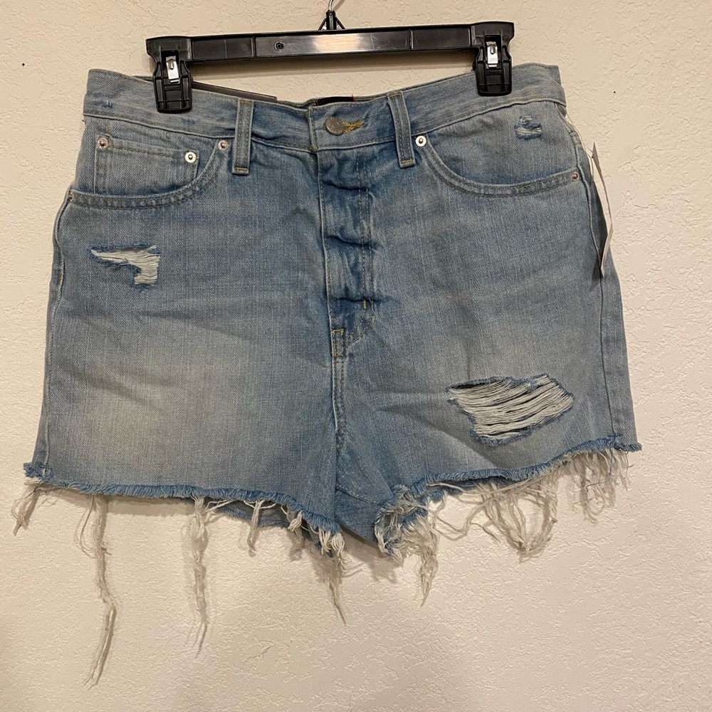 UO denim shorts